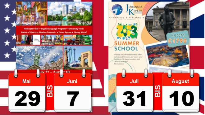 Summer School: Sprachreisen nach Großbritannien und in die USA