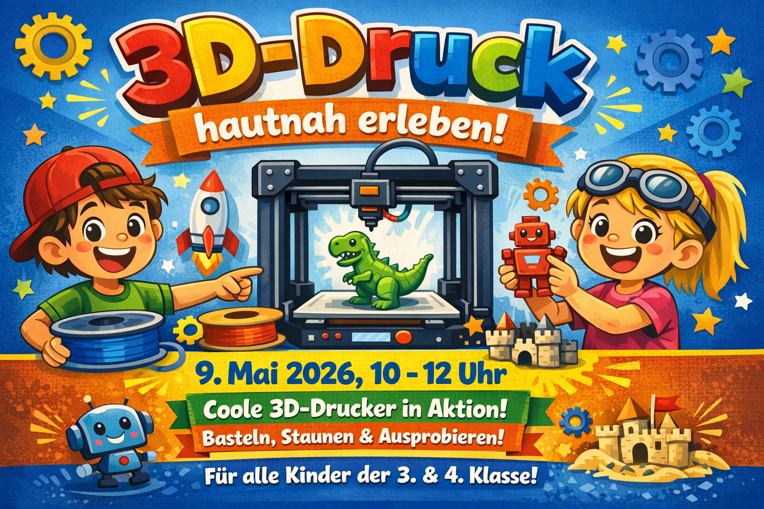 3D-Druck - hautnah erleben!